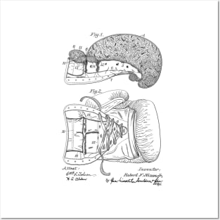 Boxing Glove Vintage Patent Hand Drawing Posters and Art